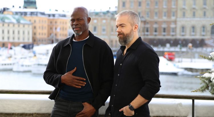 David F Sandberg ja Djimon Hounsou